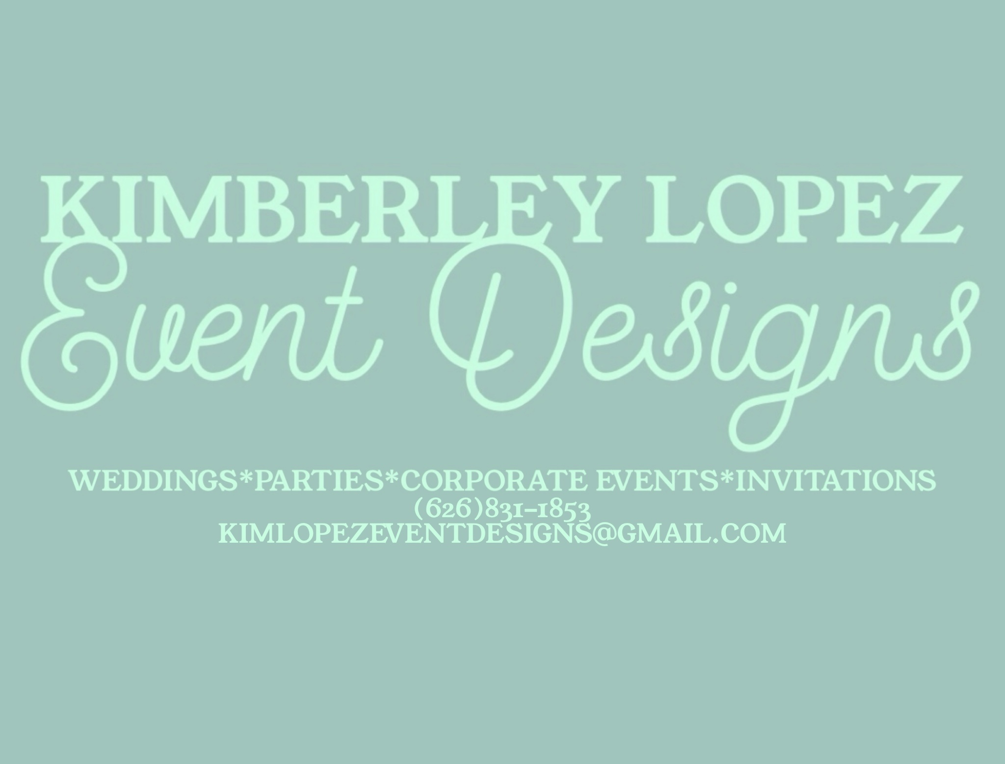 Kimberley Lopez Event Design logo